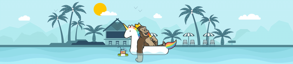 Gorilla nauttii ilmaisesta pelirahasta