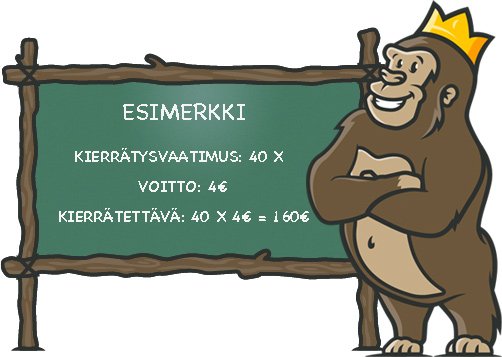 Ilmaista pelirahaa - kierrätysvaatimukset