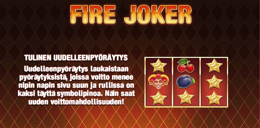 Erikoistoiminnot ja Tulinen uudelleenpyöräytys