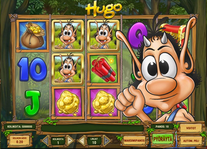 Hugo-kolikkopelin pelattavuus