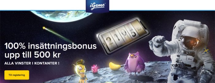 iGame insättningbonus januari 2020