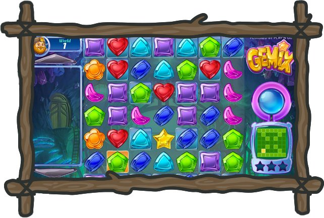 Ilmaiskierroksia Gemix-peliin