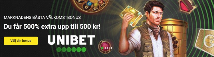 Unibet Casino kampanj Augusti 2019
