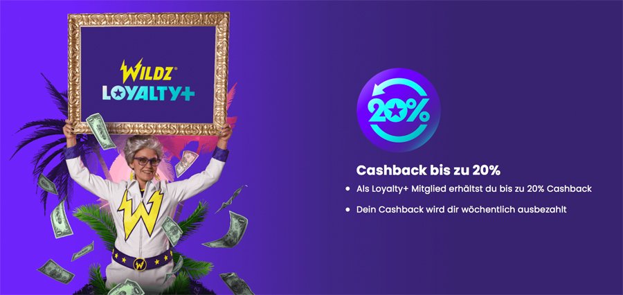 Wildz Loyalty+ Bonusprogramm