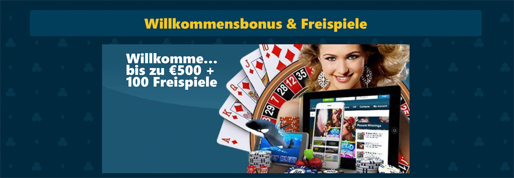 Willkommensbonus und Freispiele